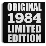 40th Birthday Original 1984 Limited Edition - Canvas Square