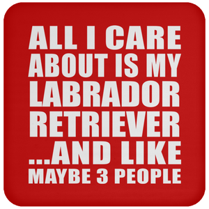 All I Care About Is My Labrador Retriever - Drink Coaster