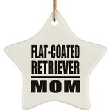 Flat-Coated Retriever Mom - Star Ornament