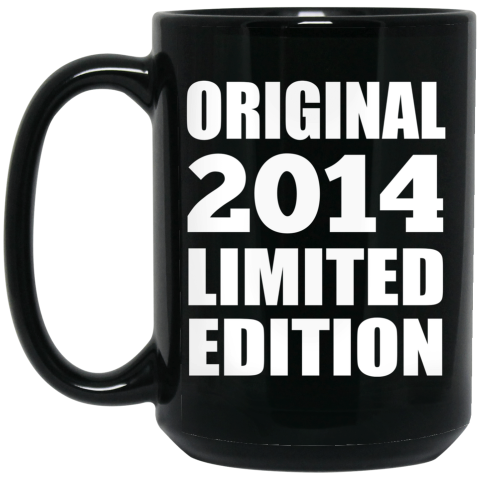 10th Birthday Original 2014 Limited Edition - 15oz Coffee Mug Black
