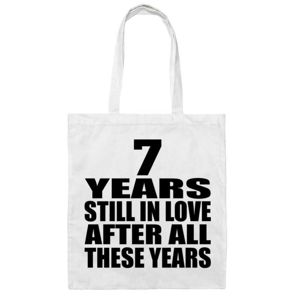 7th Anniversary 7 Years Still In Love After Years - Tote Bag White
