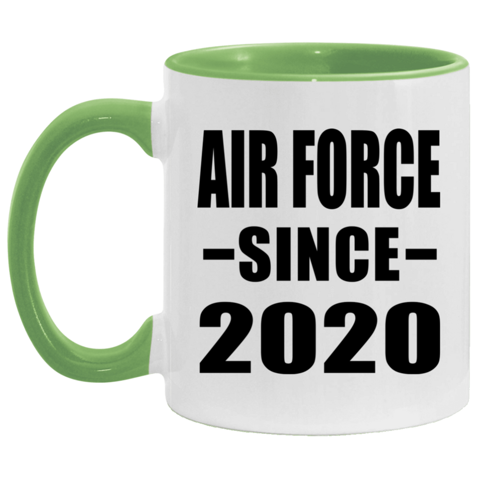 Air Force Since 2020 - 11oz Accent Mug Green