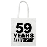 59th Anniversary 59 Years - Tote Bag White