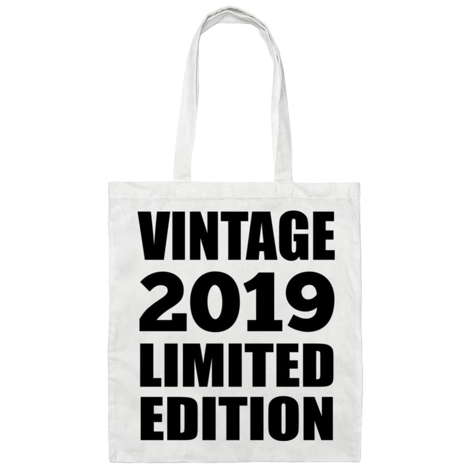 5th Birthday Vintage 2019 Limited Edition - Tote Bag White