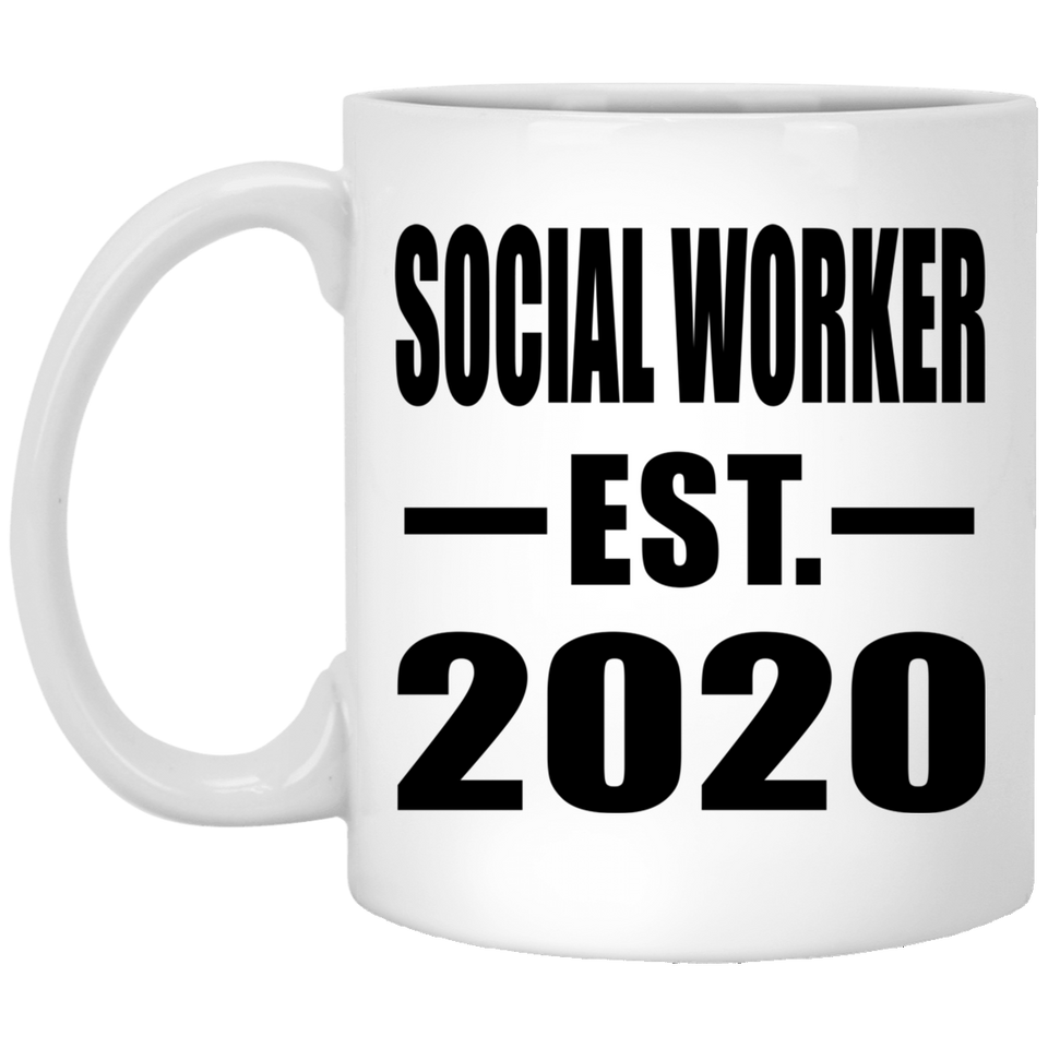 Social Worker Established EST. 2020 - 11oz Coffee Mug
