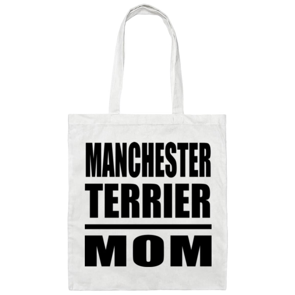 Manchester Terrier Mom - Tote Bag White