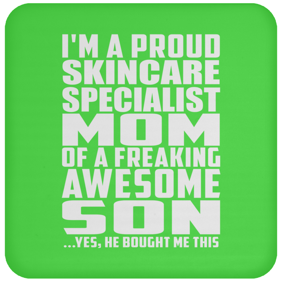 Proud Skincare Specialist Mom Of Awesome Son - Drink Coaster