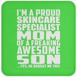 Proud Skincare Specialist Mom Of Awesome Son - Drink Coaster