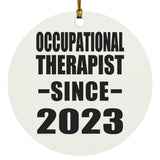 Occupational Therapist Since 2023 - Circle Ornament