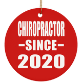 Chiropractor Since 2020 - Circle Ornament