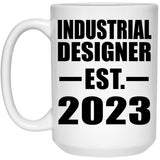 Industrial Designer Established EST. 2023 - 15oz Coffee Mug