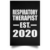 Respiratory Therapist Established EST. 2020 - Poster Portrait