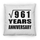 31st Anniversary Square Root of 961 Years Anniversary - Throw Pillow