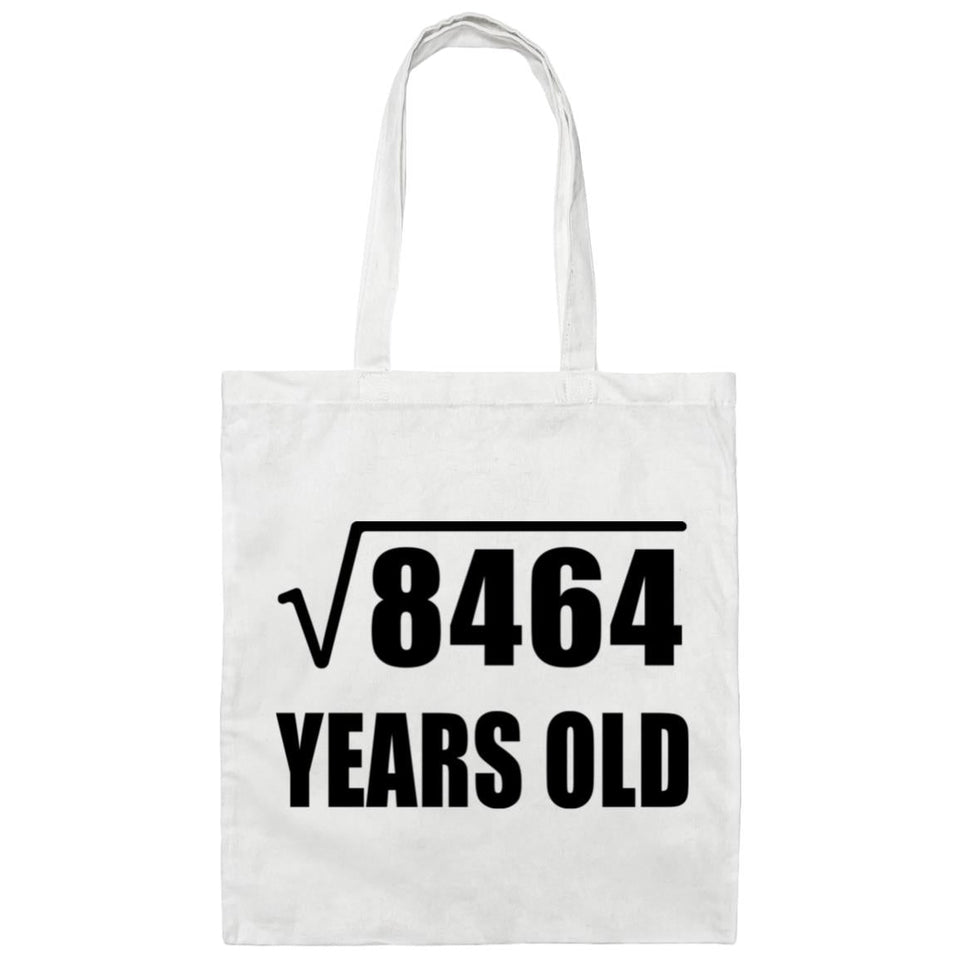 92nd Birthday Square Root of 8464 Years Old - Tote Bag White