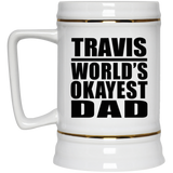 Travis World's Okayest Dad - Beer Stein
