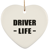 Driver Life - Heart Ornament