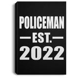 Policeman Established EST. 2022 - Canvas Portrait