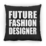 Future Fashion Designer - Throw Pillow Black