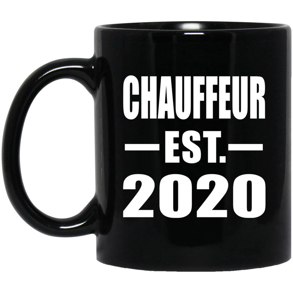 Chauffeur Established EST. 2020 - 11oz Coffee Mug Black