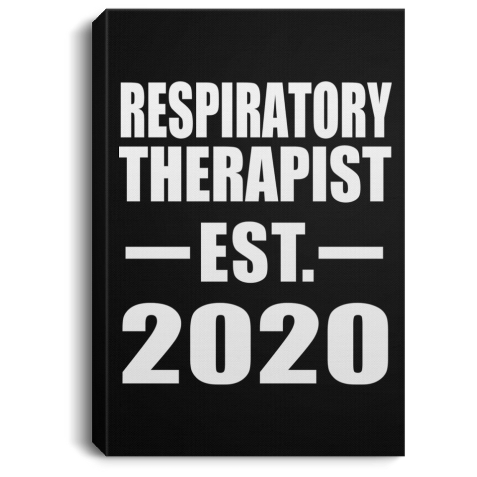 Respiratory Therapist Established EST. 2020 - Canvas Portrait
