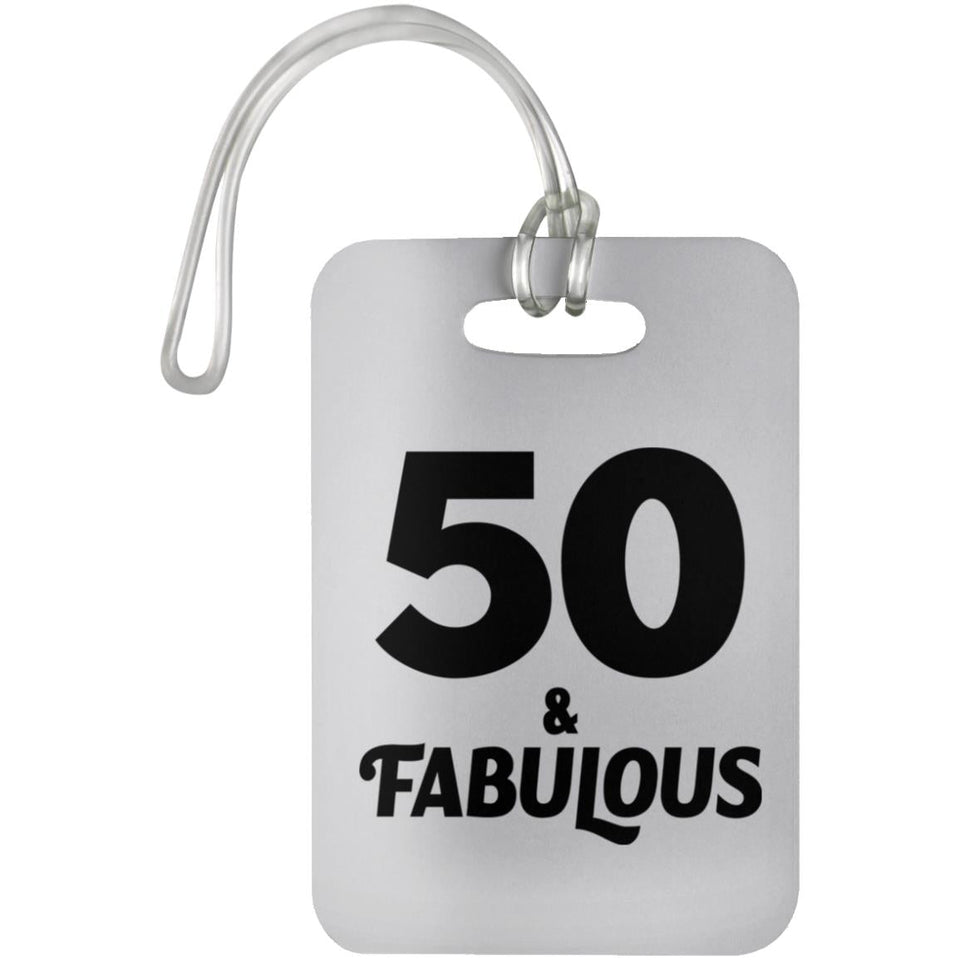 50th Birthday 50 & Fabulous - Luggage Bag Tag