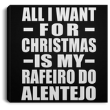 All I Want For Christmas Is My Rafeiro Do Alentejo - Canvas Square