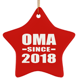 Oma Since 2018 - Star Ornament
