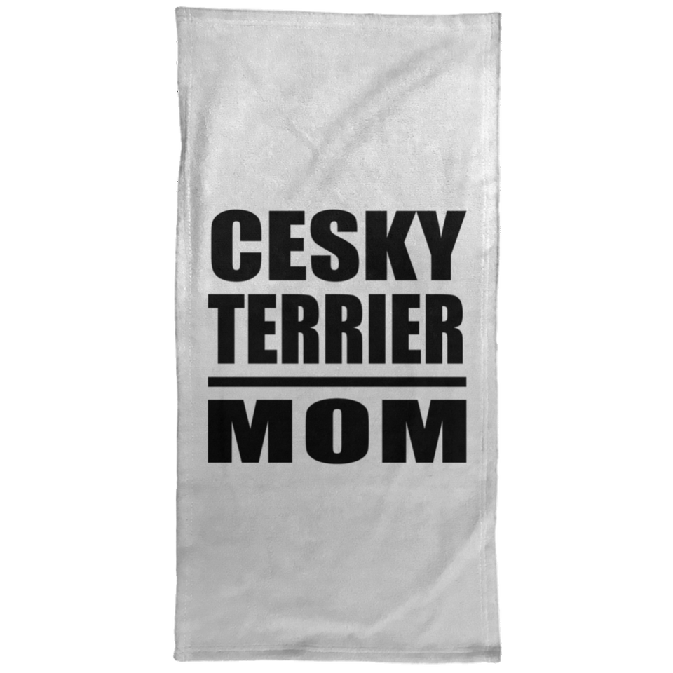 Cesky Terrier Mom - Hand Towel
