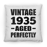 89th Birthday Vintage 1935 Aged Perfectly - Throw Pillow