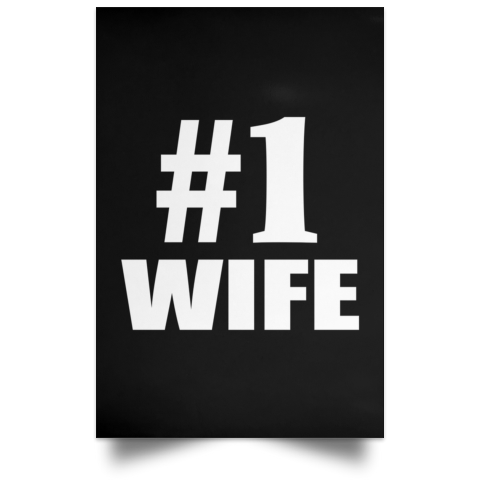 Number One #1 Wife - Poster Portrait