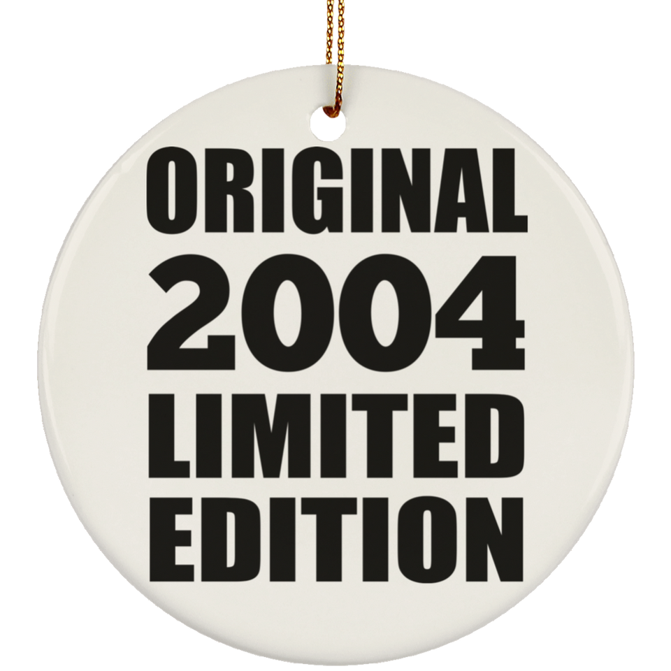 20th Birthday Original 2004 Limited Edition - Circle Ornament