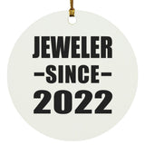 Jeweler Since 2022 - Circle Ornament