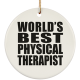 World's Best Physical Therapist - Circle Ornament