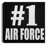 Number One #1 Air Force - Canvas Square