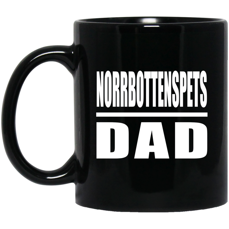 Norrbottenspets Dad - 11oz Coffee Mug Black