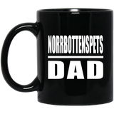 Norrbottenspets Dad - 11oz Coffee Mug Black