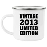 11th Birthday Vintage 2013 Limited Edition - 12oz Camping Mug