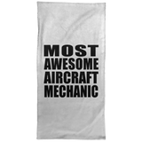 Most Awesome Aircraft Mechanic - Hand Towel