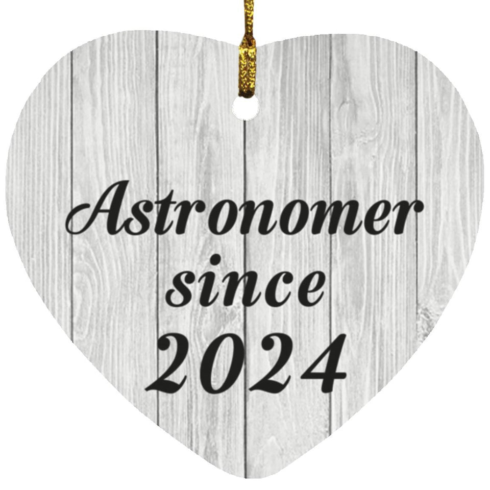 Astronomer Since 2024 - Heart Ornament F