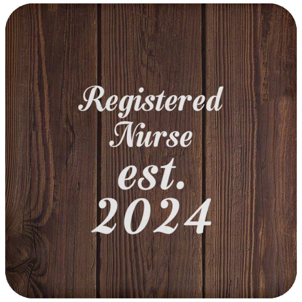 Registered Nurse Established Est. 2024 - Drink Coaster D