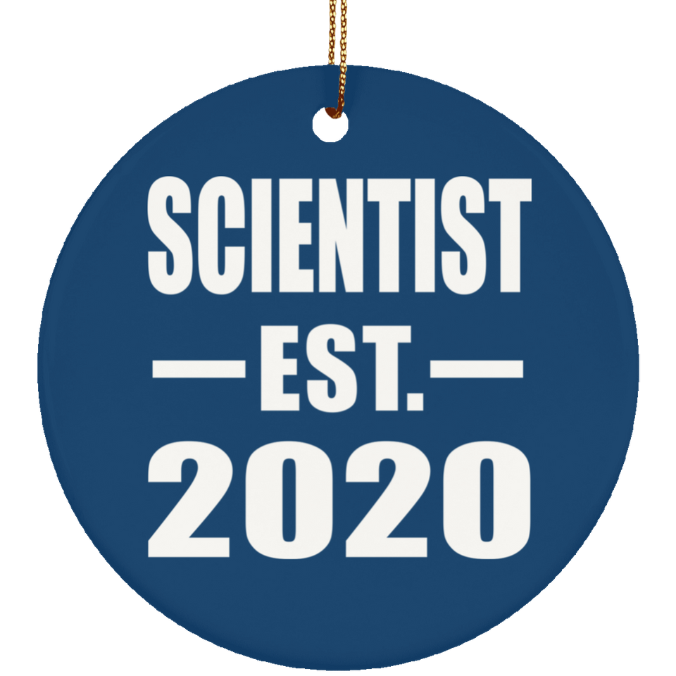 Scientist Established EST. 2020 - Circle Ornament