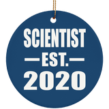 Scientist Established EST. 2020 - Circle Ornament