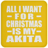 All I Want For Christmas Is My Akita - Coaster