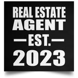 Real Estate Agent Established EST. 2023 - Poster Square