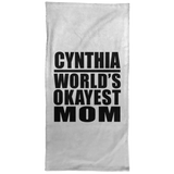 Cynthia World's Okayest Mom - Hand Towel