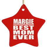 Margie Best Mom Ever - Star Ornament