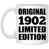 122nd Birthday Original 1902 Limited Edition - 11oz Coffee Mug