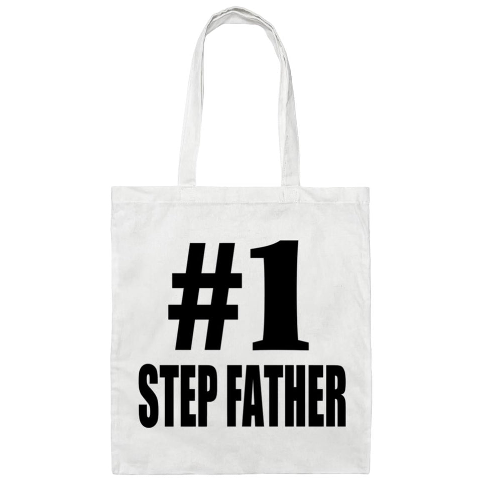 Number One #1 Step Father - Tote Bag White