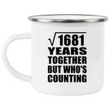 41st Anniversary Square Root of 1681 Years Who's Counting - 12oz Camping Mug