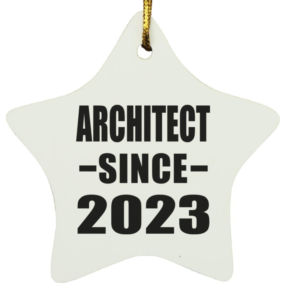 Architect Since 2023 - Star Ornament